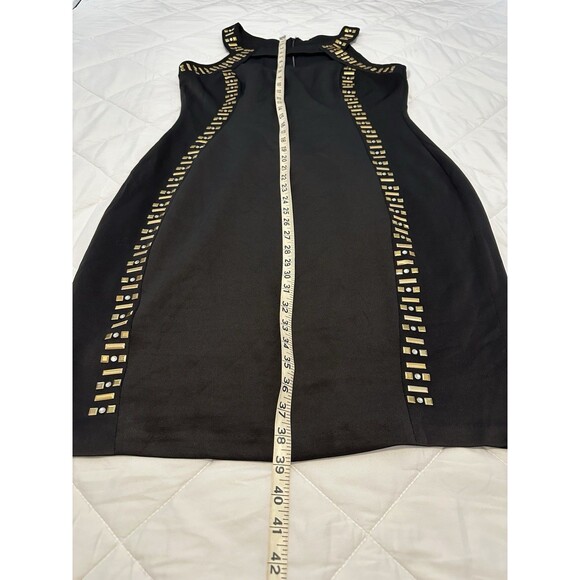 New, Signature By Sangria Embellished Formal Black Dress, Size 14 - Picture 4 of 12